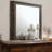 Elettra Rustic Walnut Finish Mirror