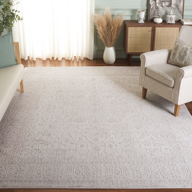 Reflection Traditional Area Rug In Creme / Ivory, Rectangle 235 x 305cm