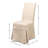 Draped 19'' H Upholstered Side Chair