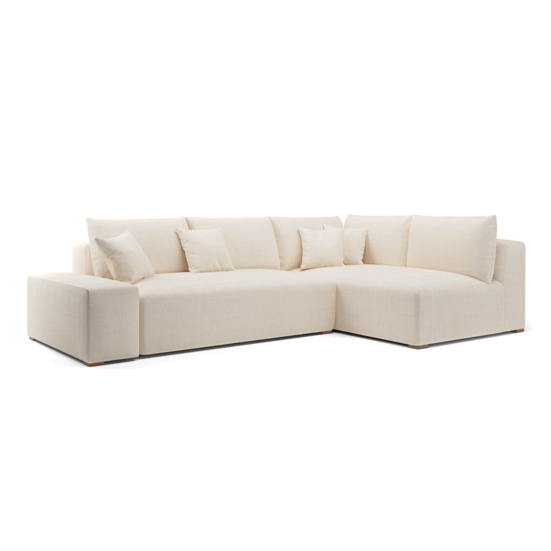Canapé modulaire California, Mélange de polyester beige