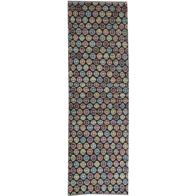 Geometric Hand Knotted Area Rug
