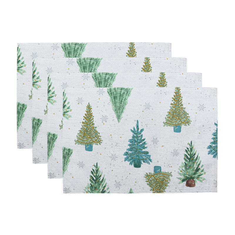 Napperons en tissu Kamorie Holiday Lurex