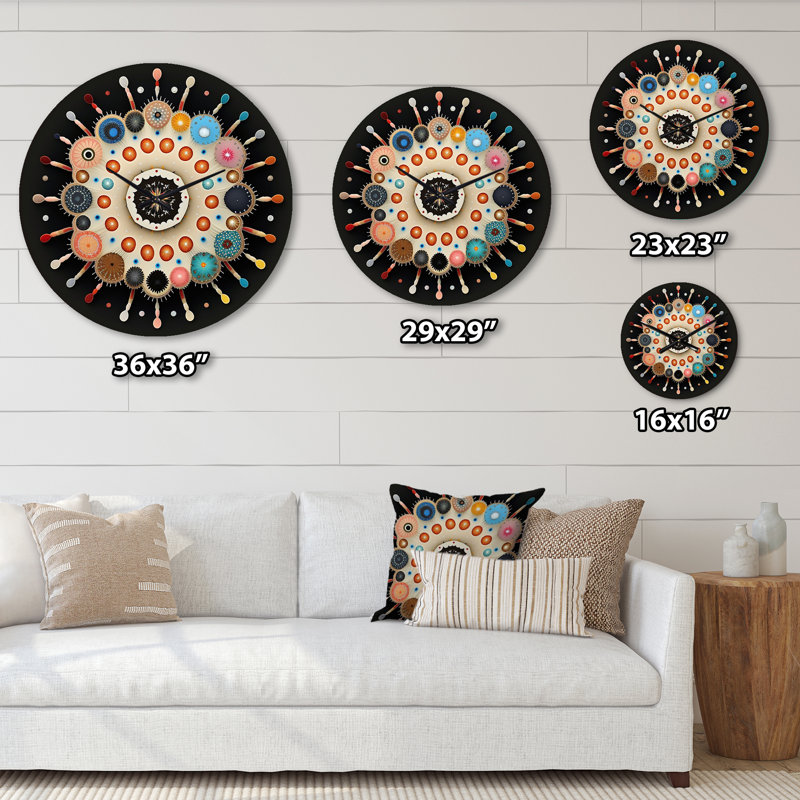 Horloge murale Serendipity Mysticisim Of Mind Spiritual Art II, Petit
