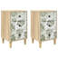  Bedside Cabinet Sonoma Oak Engineered Wood Nightstand Bedroom Furniture