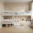 Nevaeh Twin Over Twin Bunk Bed with Built-In Ladder , Trundle Bed Included-2048104065