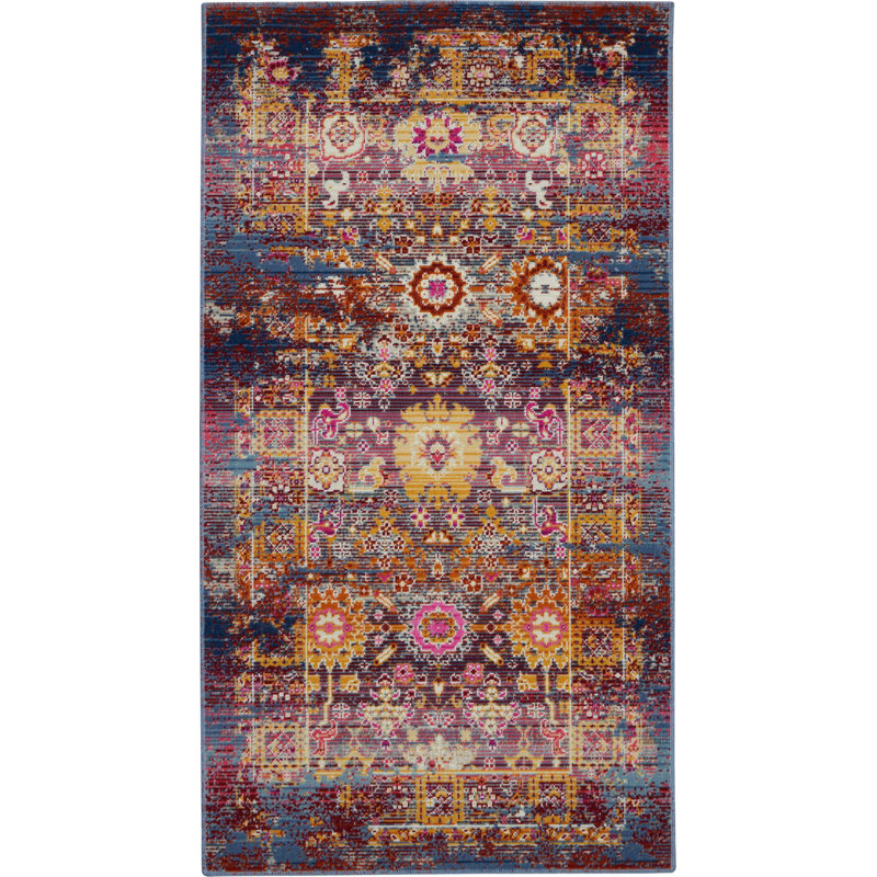 Oriental Indoor Rug, Rectangle 2' x 4'