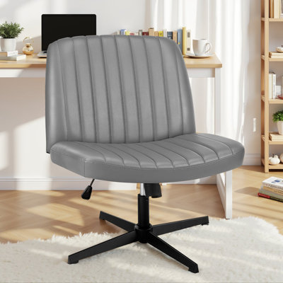Chaise de bureau pivotante sans accoudoirs Brenae
