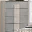 Commode à tiroirs en queue d'aronde de style contemporain 1pc