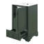 Meuble-lavabo de 20 po avec lavabo, meuble-lavabo simple avec porte à fermeture en douceur, tablette ajustable en forme de U, tiroir de compartiment et support de porte-1609420116