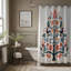 Rideau de douche 1 pièce Scandi Festive-760335011