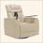 270 Degree Swivel PU Leather Power Recliner Individual Seat Home Theater Recliner With Tray Table,  Phone Holder, Cup Holder,  USB Port, Hidden Arm Storage For Living Room-1471667569
