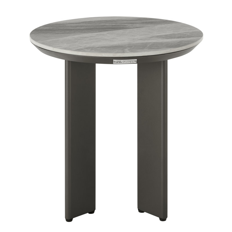 Table d'appoint extérieure en pierre frittée Neville