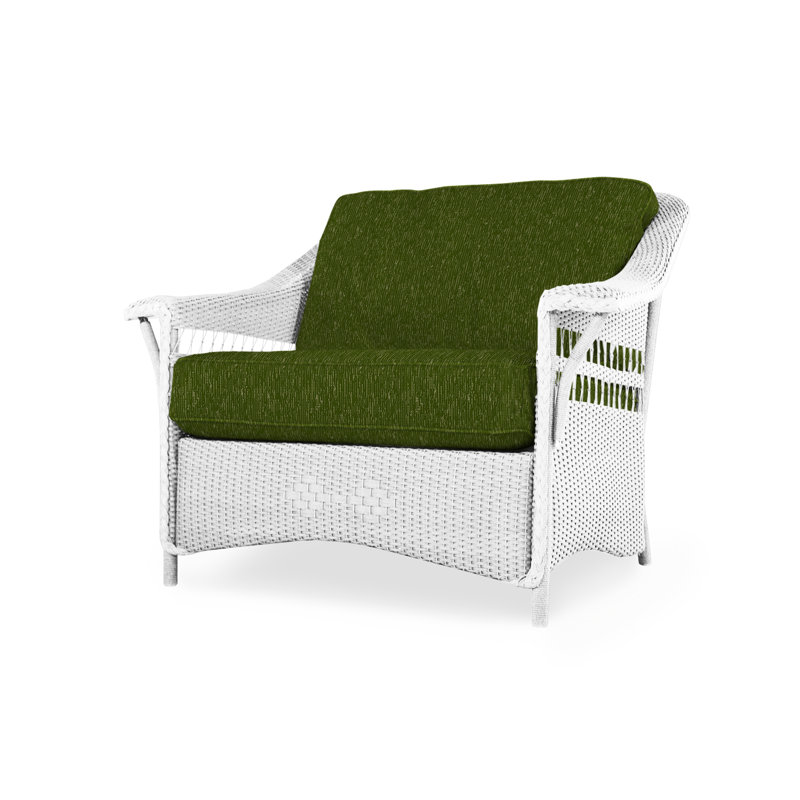 Nantucket Outdoor Lounge Chair, Callen Pearl, White