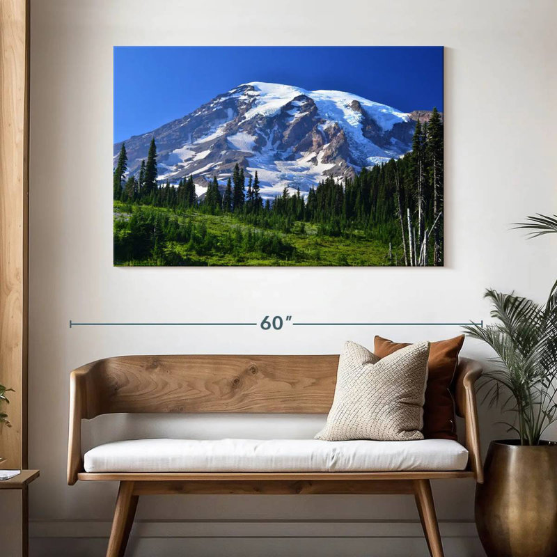 Alvord Mount Rainier Summertime, H 32 po x l 48 po