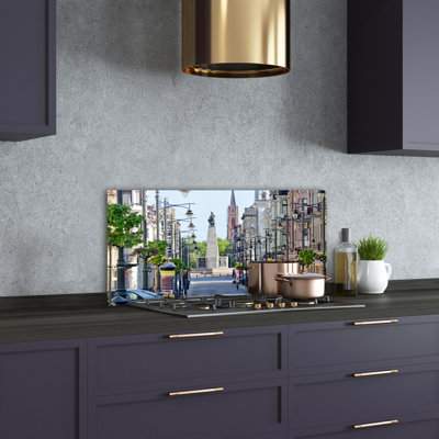 Loresa 50cm W x 100cm L Glass Peel and Stick Panel
