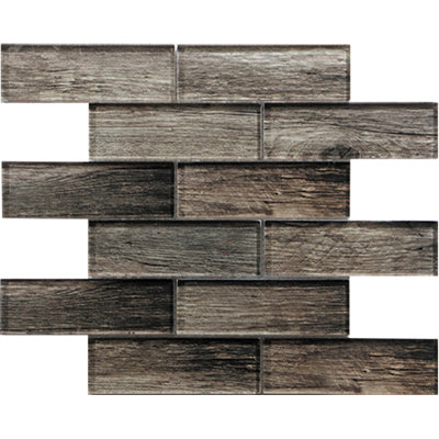 1.9" x 5.9" Glass Subway Mosaic Wall & Floor Tile