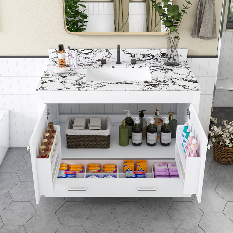 Meuble-lavabo moderne 43 po