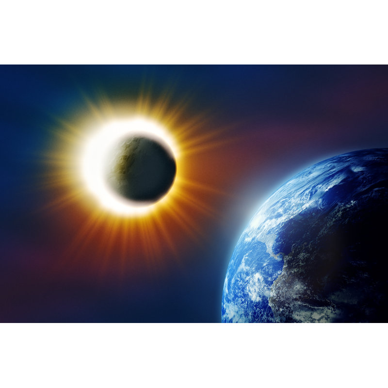 Solar Eclipse by Spooh, 12" H x 18" W