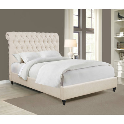 Clemence Tufted Upholstered Bed