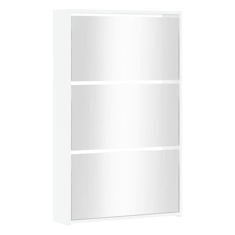 4 Pair Flip Down Shoe Storage, White