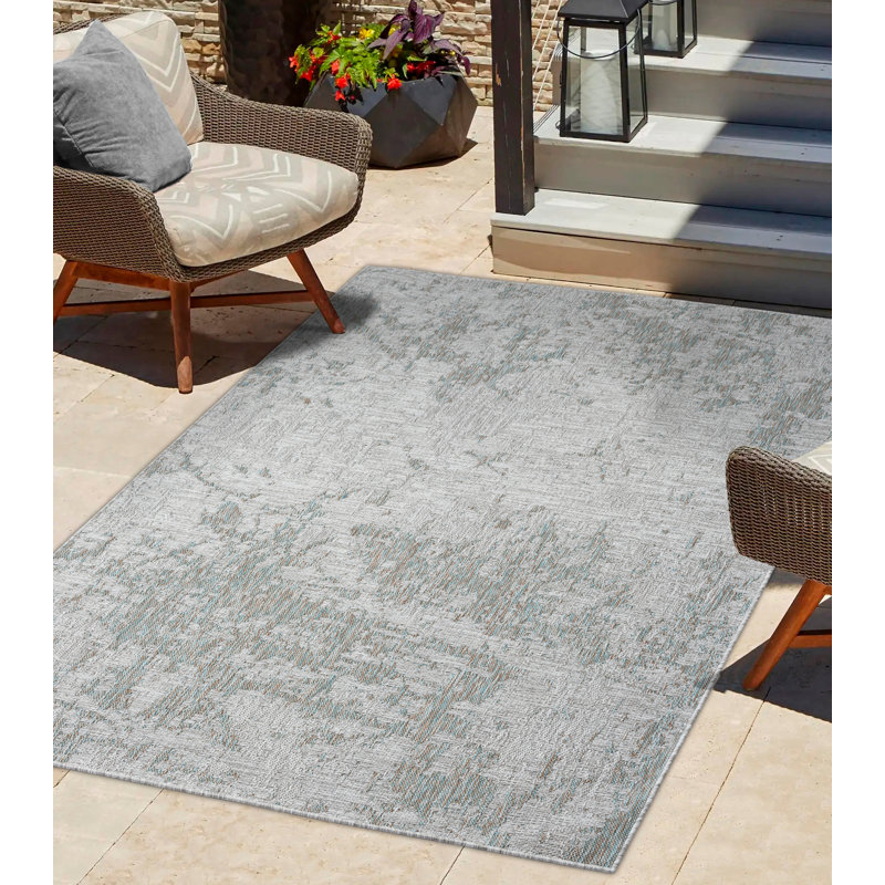 Abstract Indoor Rug, Rectangle 5' x 6'11"