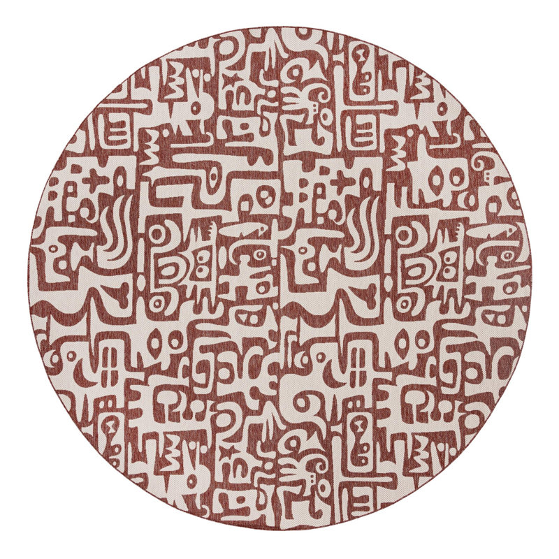 Lyric Hower Indoor/Outdoor Area Rug, Round 12'