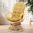 Upholstered Swivel Accent Chair-765440405-778540623
