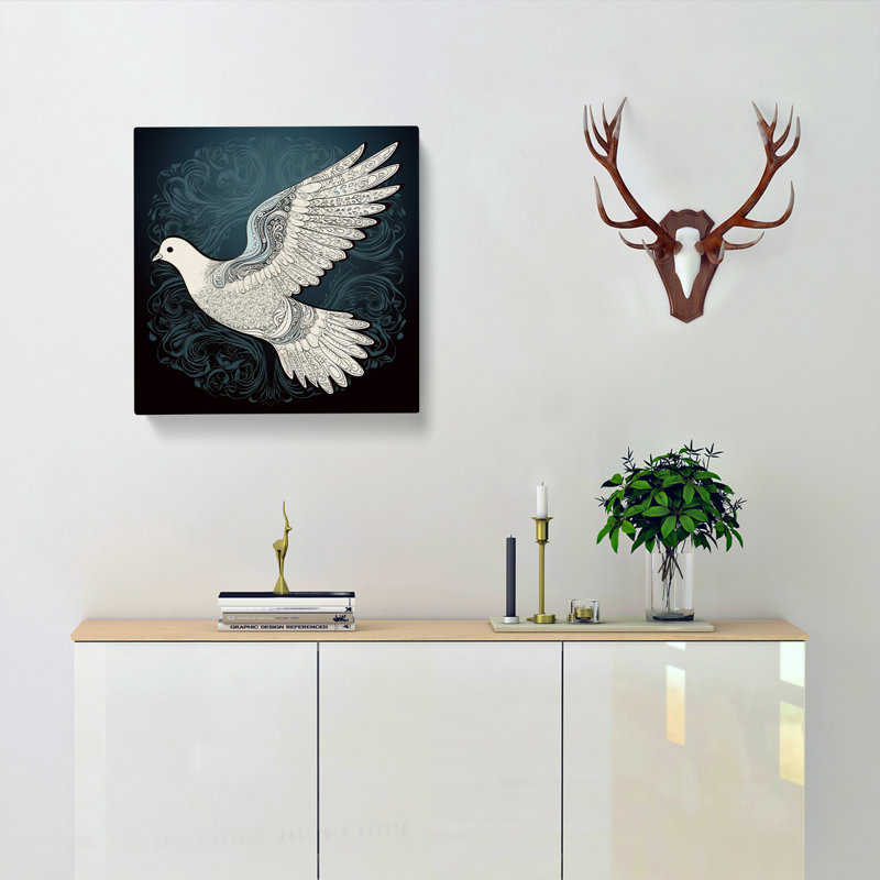 Dove Graphic Art - No Frame Print, 35cm H x 35cm W x 3cm D