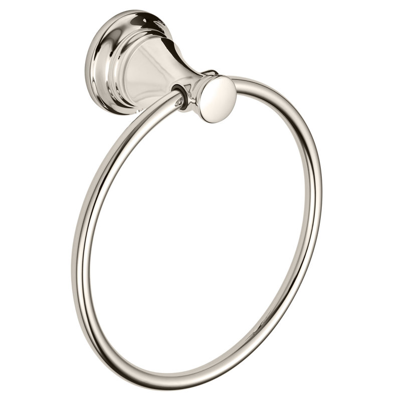 Delancey Towel Ring, Polished Nickel