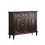 Banc de rangement noir rembourré pour chaussures