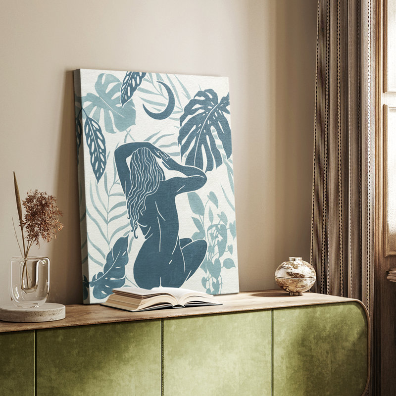 Moon Gazer IV - galerie Cavas sur mesure, H 18 po x l 12 po