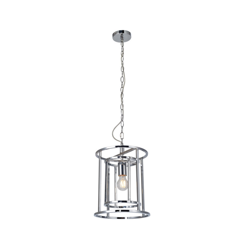 Stillmore 1 - Light Lantern Pendant, Polished Chrome