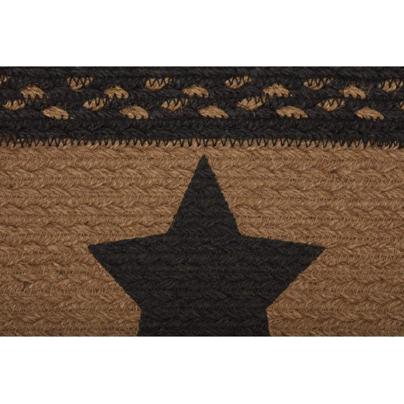 Tapis d'escalier brun Farrahn, Rectangle l 0 pi 8,5 po x L 2 pi 3 po