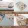 Machine Washable Area Rugs For Living Room Non-Slip Backing Foldable Boho Floral Carpet Rugs