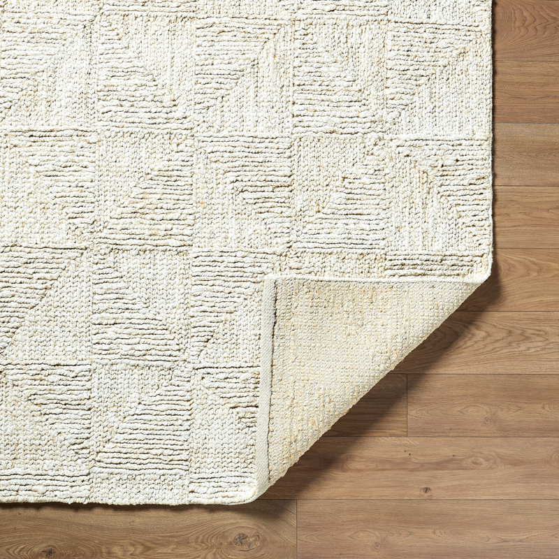 Weston Jute / Sisal Area Rug in Cream, Rectangle 9' x 12'