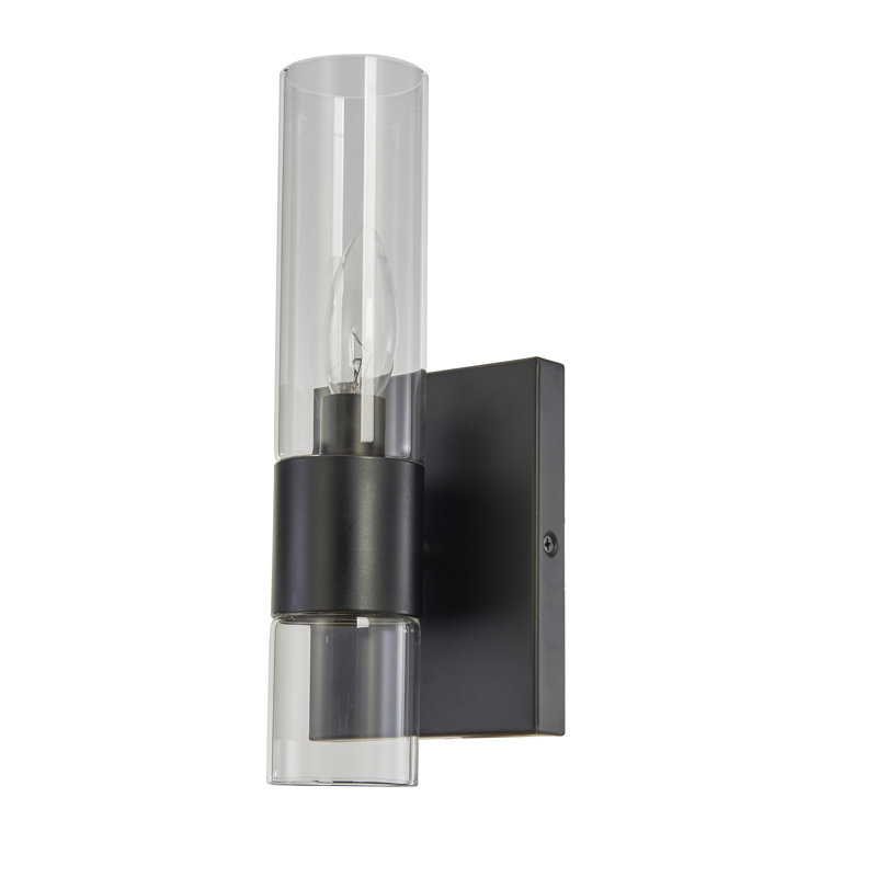Canyen Candle Wall Light, BLACK, BLACK