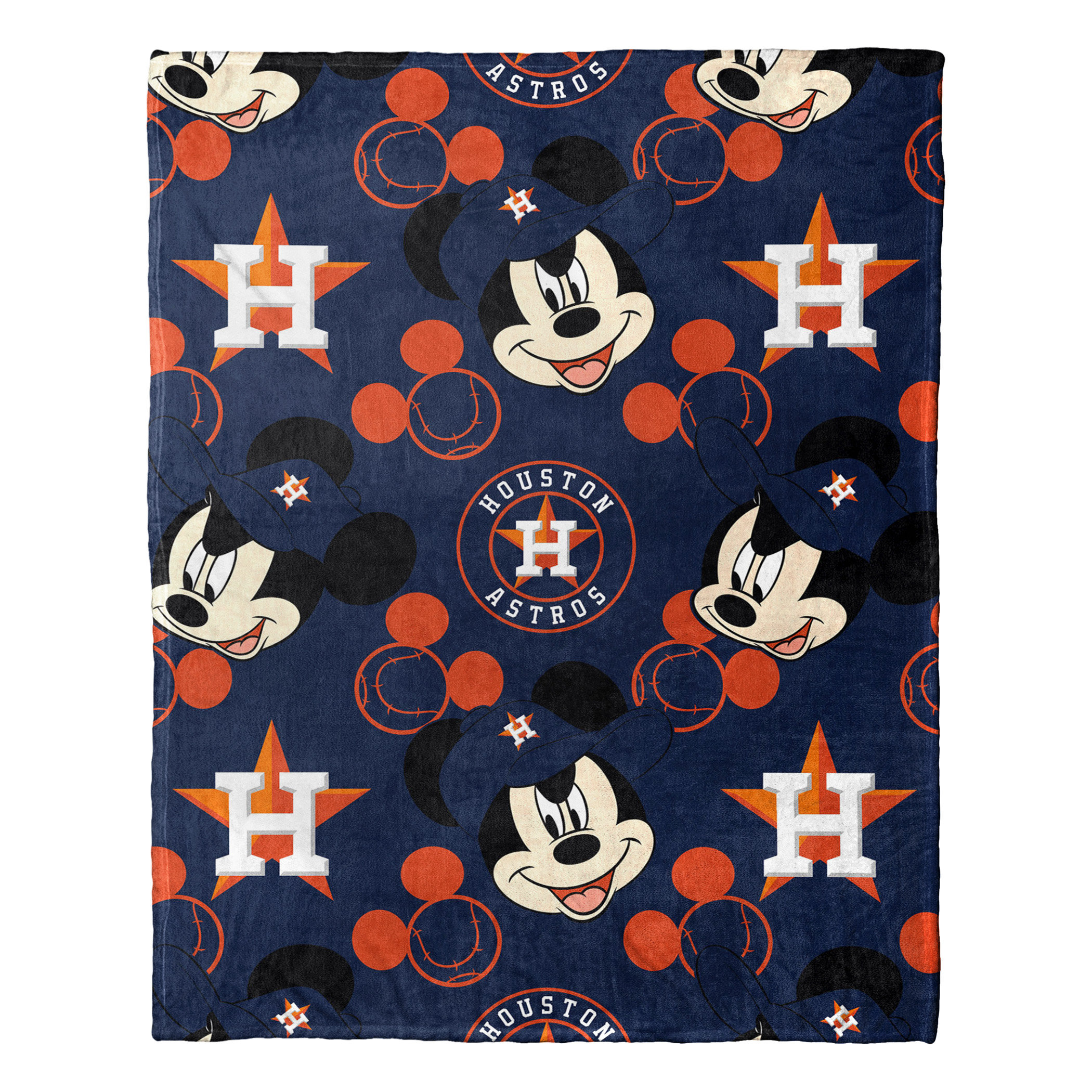 MLB Disney Mickey Houston Astros Cotton Fabric