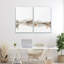 Ensemble de 2 toiles de paysage doucement coulant, design par Mona Grace-277643764