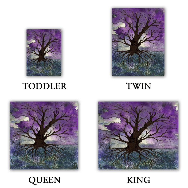  Housses de couette en microfibre Brazen Design Studio Tree Of Life, Grand