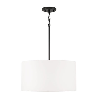 Luminaire suspendu tambour 3 lumières Alan