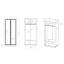Manufactured Wood Wardrobe