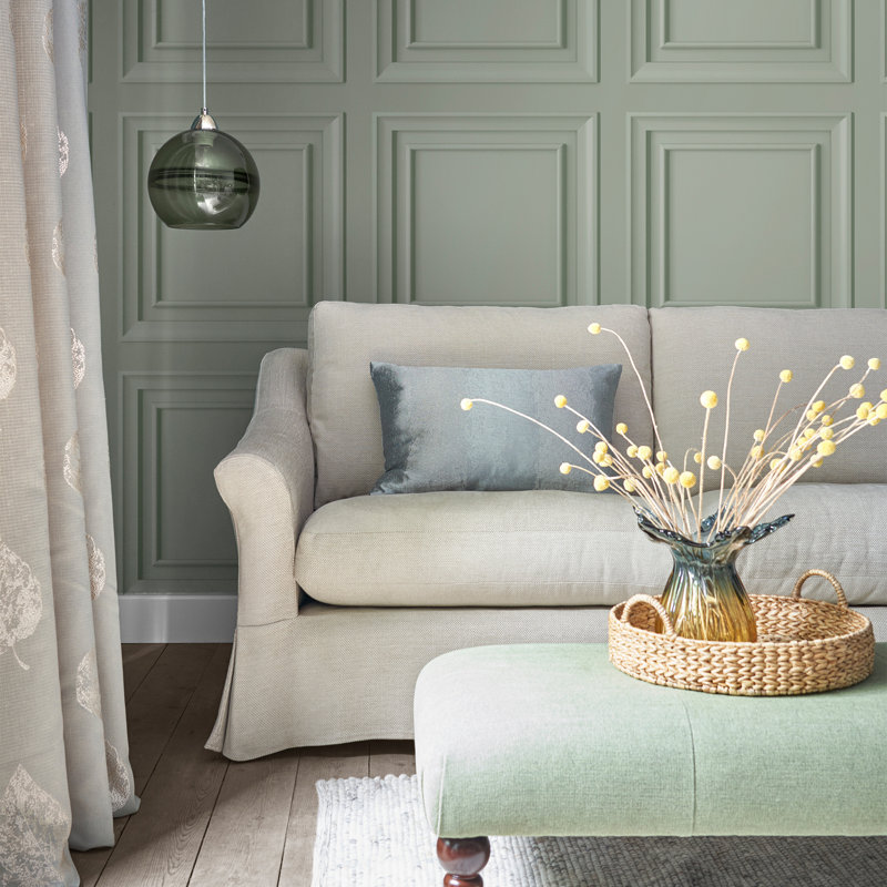 Laura Ashley Redbrook Wood Panel Sage Wallpaper