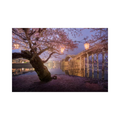 Spring In Japan V by Daniel Kordan - Wrapped Canvas Print