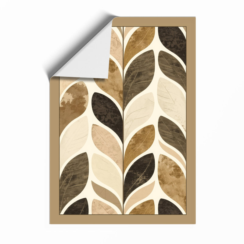 Leafing Pattern Botanical - Framed Print, Unframed, A2 - 59.4 x 42.0 cm