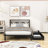 Metal Platform Bed with 2 Drawers-1514307474