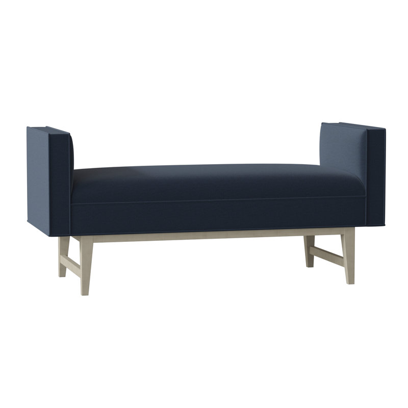 Banc rembourré Luna, Indigo 8789, Noisette