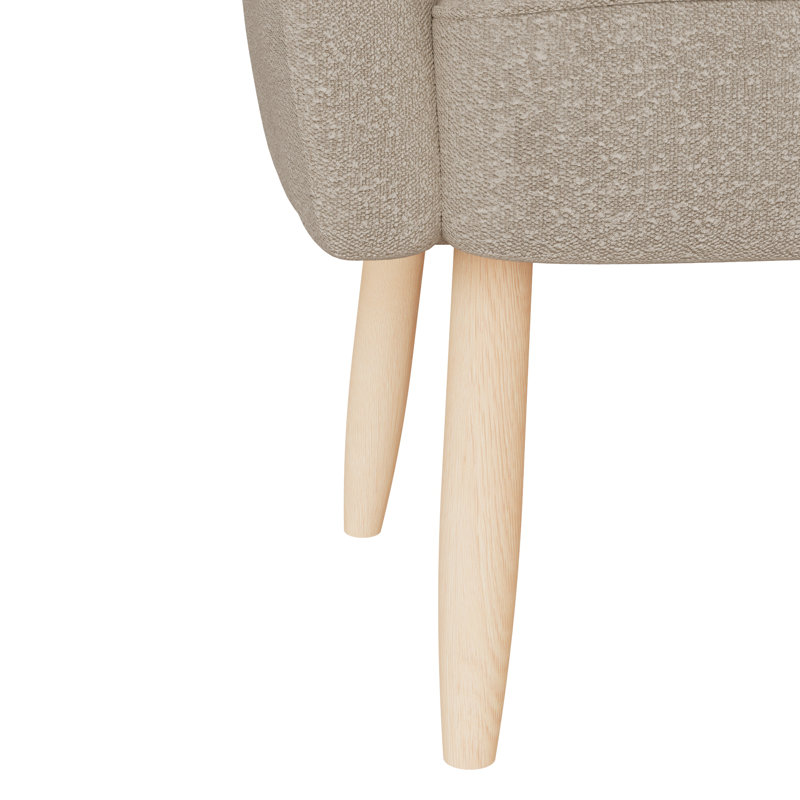 Highgate Upholstered Barrel Chair, Grey