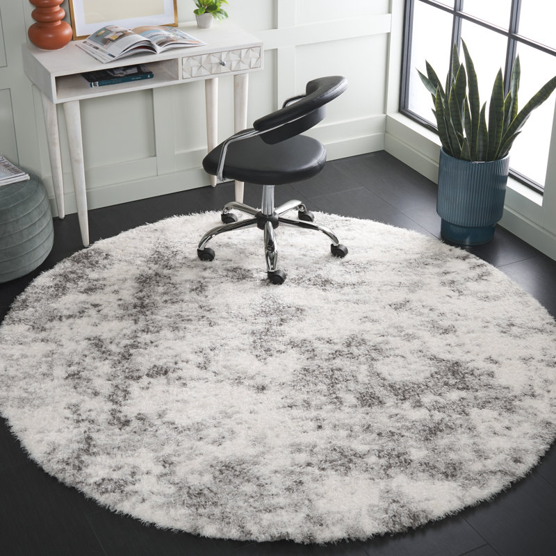 Aqdal Performance Abstract Rug, Round 6'7"