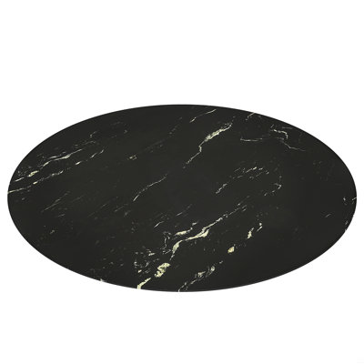 Plateau de table rond en verre trempé de 30 po