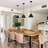 Hinsinger 3-Light 9.4“ Wide Single Cone Kitchen Island Pendant Light with Wood Accents-2090843392